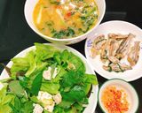 Hình bước làm 2 của món Canh cá chốt nấu chuối xanh