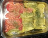 Foto del paso 2 de la receta Pimientos al vapor con ajo, perejil y aceite de oliva