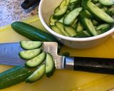 A picture of step 2 of Spicy Cucumbers.