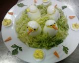 صورة لخطوة 1 من وصفة البيض المسلوق بالجبن للأطفال Boiled Eggs with cheese for kids
