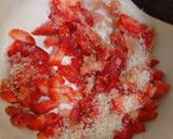 Foto langkah ke 1 dari resep Strawberry Cheese Pudding.