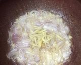 A picture of step 1 of Mong masoor ki dal with rice/paratha.