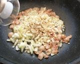 Spenótos, juhtúrós spagetti recept fázis 3 fotója