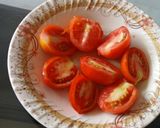A picture of step 1 of Tomato saar/ tomato curry.