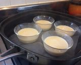 A picture of step 5 of Simple, steamed custard pudding.
