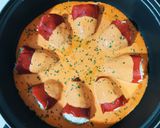 Foto del paso 5 de la receta Pimientos rellenos de bacalao y gambas