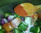 A picture of step 3 of Green chilli chutney.
