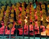 A picture of step 4 of Tikka boti.