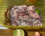 Foto langkah ke 1 dari resep Cumi-Udang Pedas Kemangi.