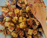 Foto langkah ke 3 dari resep Terong Tahu Teri Chili Padi.