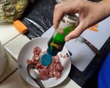 รูปขั้นตอนการทำที่ 2 ของ ข้าวต้มไข่หมูสับ (หม้อหุงข้าว)