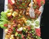 Grill chicken with vegetables and pineapple healthy daid plan recipe step 4 photo