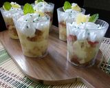 A picture of step 6 of Individual Pineapple pudding#foodphotographychallenge.