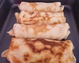 Une image de l'étape 3 de Crêpes fourrées jambon fromage.