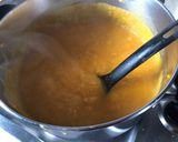 A picture of step 5 of Smoky Pumpkin Soup with Cheddar.