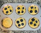 A picture of step 3 of Blueberry Muffins with Crumb Topping.