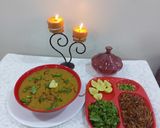 A picture of step 5 of Mutton Haleem.