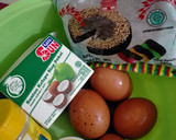 Foto langkah ke 1 dari resep Bolu Ketan item Kukus.