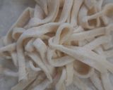 A picture of step 6 of Home Made Fettuccine Alfredo Pasta.