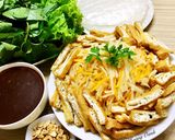 Hình bước làm 4 của món Bò Bía Chay