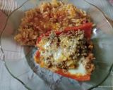 Foto del paso 6 de la receta: 🌶️ Morrones rellenos en salsa con arroz 🍲