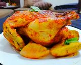 A picture of step 20 of Masala roast whole Chicken.