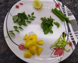 A picture of step 2 of Mango grilled dhokla.