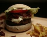 Foto del paso 15 de la receta Hamburguesa especial de carne, queso y bacon 🍔