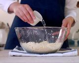 A picture of step 4 of Puff Pastry Sugar Cookies (Leaf-shaped Simple Pies).