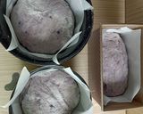 Foto langkah ke 4 dari resep Roti Sourdough Ubi Ungu Yeast Anggur.