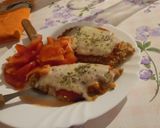 Foto del paso 6 de la receta: Milanesa napolitana de pollo con tomate