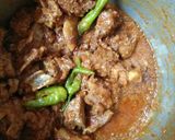 A picture of step 5 of Mutton With Capsicum and Cabbage.