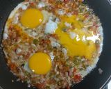 A picture of step 2 of Afghani breakfast.