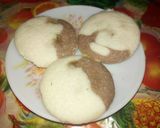 A picture of step 9 of Chocolate Idli with Coconut -palm jaggery filling.