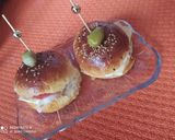 صورة لخطوة 13 من وصفة ميني هامبرغر روعة وفي القمة يستحق التجربة حبيباتي 🤗😋👍💪