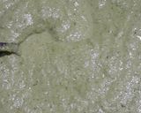A picture of step 3 of Moong Spinach Idli.