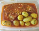 Foto del paso 10 de la receta: Pez Emperador a la Marinera con Papas Cocidas y Especiadas a Tu Gusto