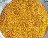 A picture of step 1 of Yummy makkhan wali moong ki daal with zeera rice.
