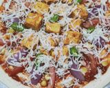 পনির টিক্কা তাওয়া পিজ্জা (paneer tikka tawa pizza recipe in bengali) রেসিপি ধাপ - 5 ছবি