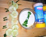 A picture of step 1 of Pudina raita.