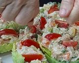 Foto del paso 4 de la receta Lechuga rellena con ensaladilla casera