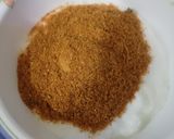 A picture of step 4 of Chicken qorma.