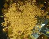 A picture of step 12 of Okra Masala(Bhindi).