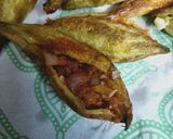 A picture of step 4 of Onion Stuffed Karela.