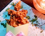 A picture of step 4 of Vegetable fritters.