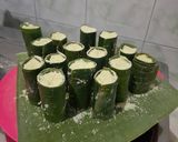 Foto langkah ke 11 dari resep Kue Putu Bambu (Versi Daun Pisang).