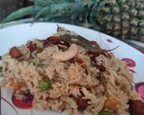 A picture of step 6 of Veggies -nutty pulao.