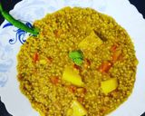 A picture of step 9 of Millet khichdi.