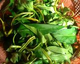 Foto langkah ke 1 dari resep Plecing Kangkung Terasi "non MSG".