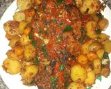 A picture of step 8 of Fried fish with potatoes.